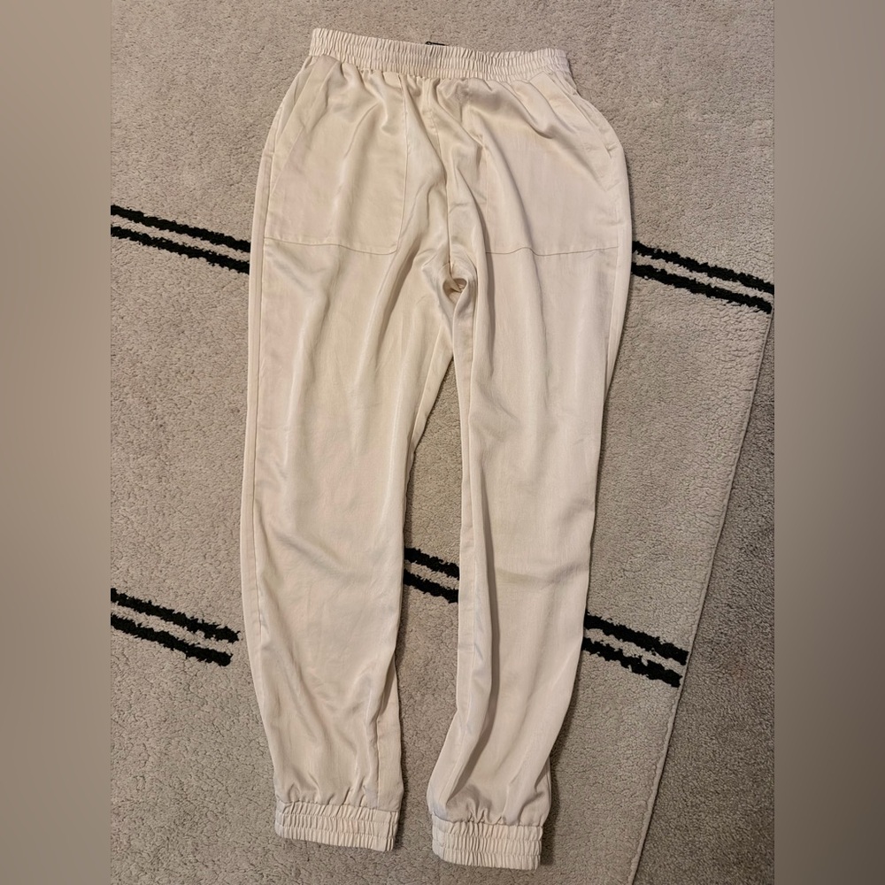 Express satin like joggers